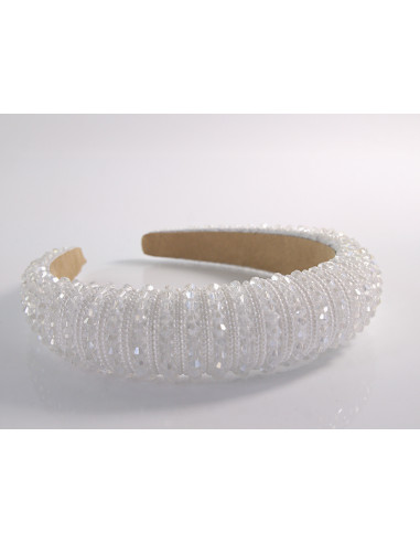 OPASKA do Włosów WIECZOROWA Z KORALIKAMI...