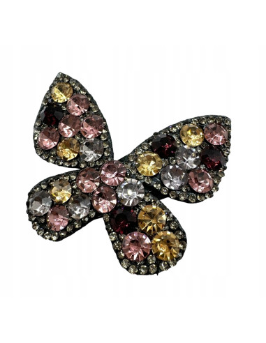 Spinka do włosów BŁYSZCZĄCY WIECZOROWY MOTYL...