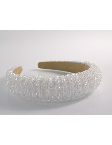 OPASKA do Włosów WIECZOROWA Z KORALIKAMI...