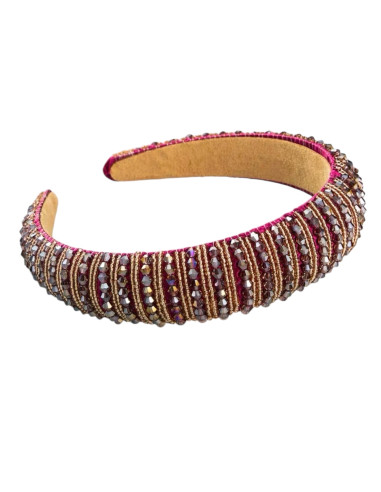 OPASKA do Włosów WIECZOROWA  KORALIKI...