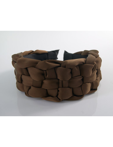 OPASKA do Włosów PLECIONA SZEROKA SATYNA Lolita...