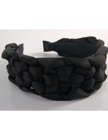 OPASKA do Włosów PLECIONA SZEROKA SATYNA Lolita...