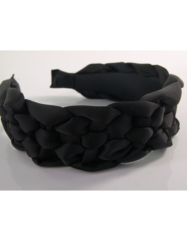 OPASKA do Włosów PLECIONA SZEROKA SATYNA Lolita...