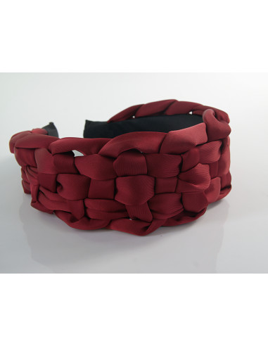 OPASKA do Włosów PLECIONA SZEROKA SATYNA Lolita...