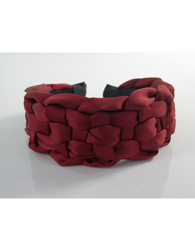 OPASKA do Włosów PLECIONA SZEROKA SATYNA Lolita...