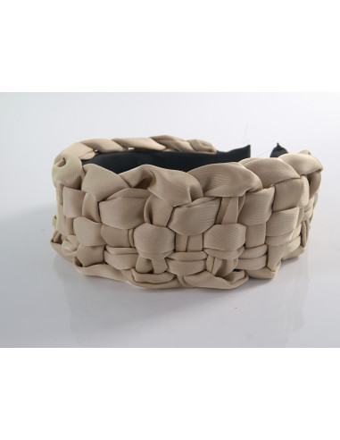 OPASKA do Włosów PLECIONA SZEROKA SATYNA Lolita...