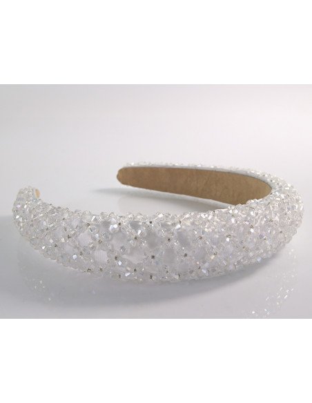 OPASKA do Włosów WIECZOROWA FASCYNATOR Lolita Akcesoria CRYSTAL