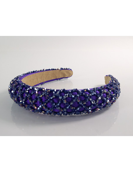 OPASKA do Włosów WIECZOROWA FASCYNATOR Lolita Akcesoria CHABROWY/ FIOLETOWY