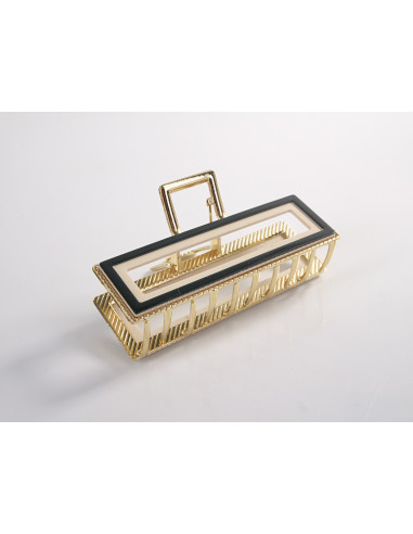 KLAMRA DO WŁOSÓW SZCZĘKOWA PROSTOKĄTNA  Lolita...