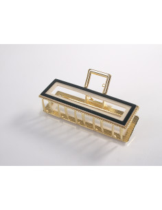 KLAMRA DO WŁOSÓW SZCZĘKOWA PROSTOKĄTNA  Lolita Akcesoria 2