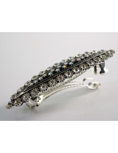 KLAMRA SZCZĘKOWA AZUROWA  LOLITA AKCESORIA SREBRNA Z...