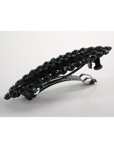 KLAMRA SZCZĘKOWA AZUROWA CZARNA   LOLITA...