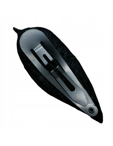 Spinka do włosów CZARNY WIECZOROWY W LIŚĆ...