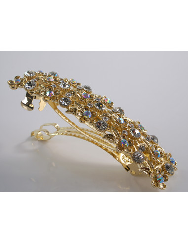 KLAMRA SZCZĘKOWA AZUROWA ZŁOTA LOLITA AKCESORIA...