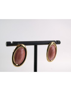 Kolczyki ZŁOTO- ŁOSOSIOWE ELIPSY  LOLITA AKCESORIA STAL... 2