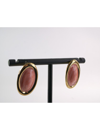 Kolczyki ZŁOTO- ŁOSOSIOWE ELIPSY  LOLITA...