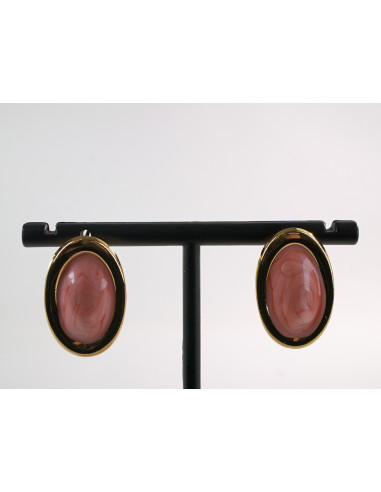 Kolczyki ZŁOTO- ŁOSOSIOWE ELIPSY  LOLITA...