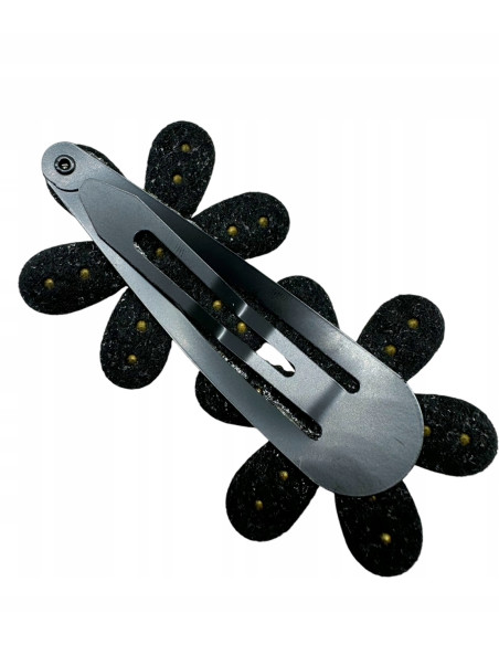 Spinki do włosów CZARNE KWIATKI KWIATY KWIAT 2 sztuki AKCESORIA LOLITA