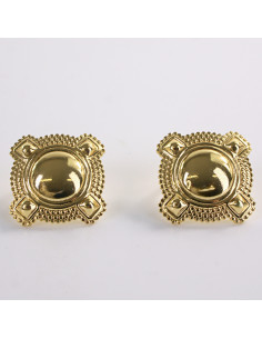 Kolczyki ZŁOTE MARYNARSKIE GUZIKI  LOLITA AKCESORIA STAL...