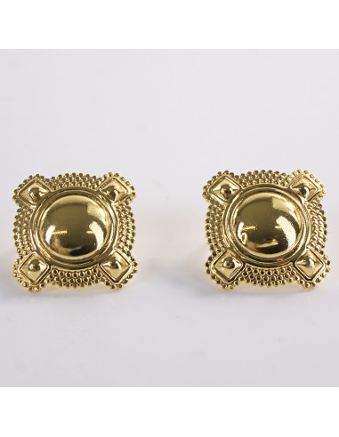 Kolczyki ZŁOTE MARYNARSKIE GUZIKI  LOLITA...