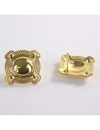 Kolczyki ZŁOTE MARYNARSKIE GUZIKI  LOLITA...