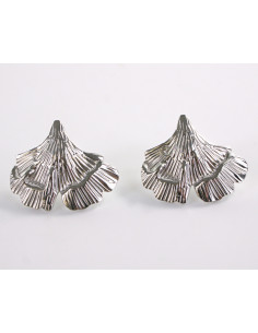 Kolczyki SREBRNE LIŚCIE MIŁORZĘBU LOLITA AKCESORIA STAL...