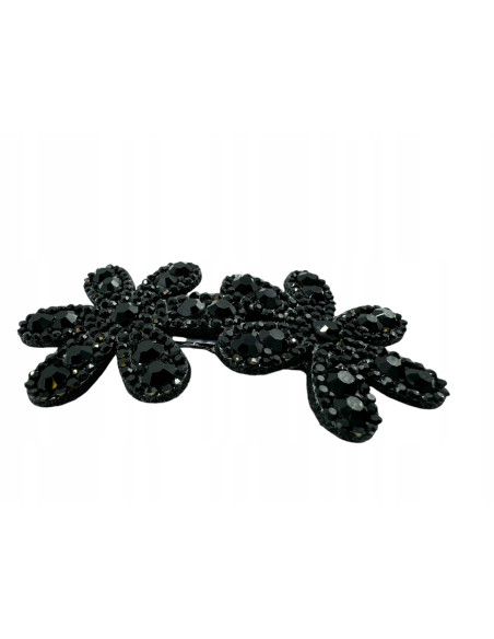 Spinka do włosów CZARNE KWIATKI KWIATY KWIAT AKCESORIA LOLITA