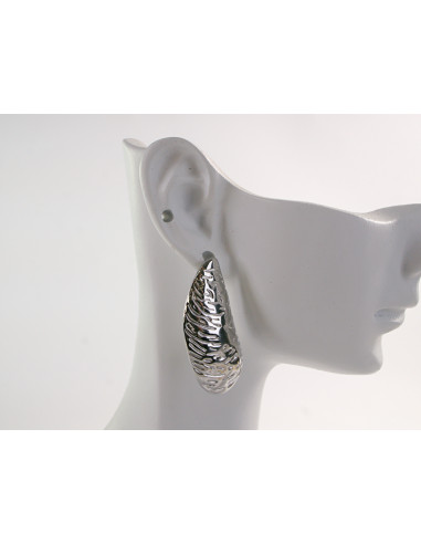 Kolczyki SREBRNE ASYMETRYCZNE KROPLE LOLITA...