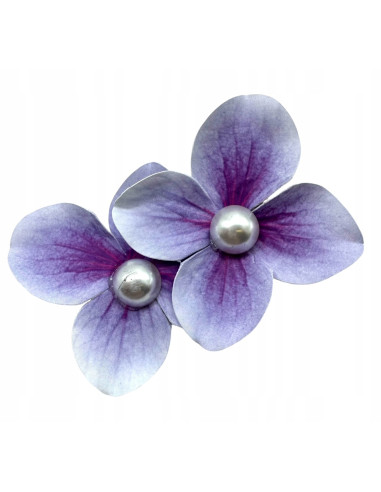 Spinka do włosów KWIAT fioletowa ORCHIDEA HAWAJE KWIATY AKCESORIA LOLITA