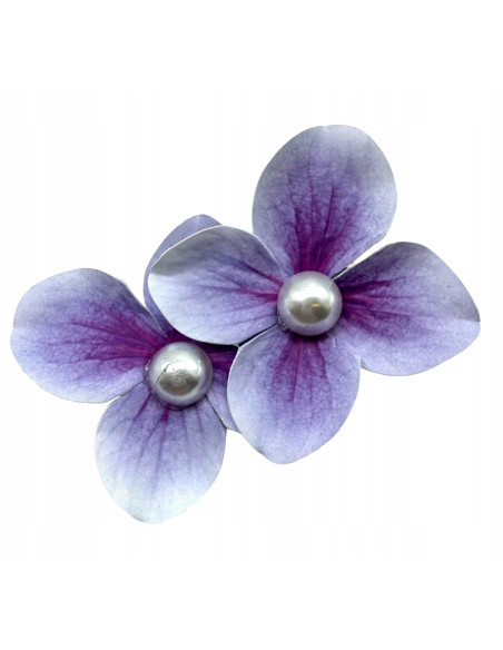 Spinka do włosów KWIAT fioletowa ORCHIDEA HAWAJE KWIATY AKCESORIA LOLITA