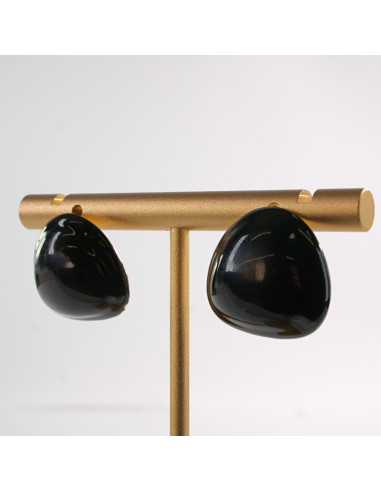 Kolczyki NIEREGULARNE CZARNE    LOLITA...