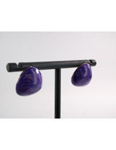 Kolczyki NIEREGULARNE FIOLETOWE MELANŻ  LOLITA AKCESORIA... 2