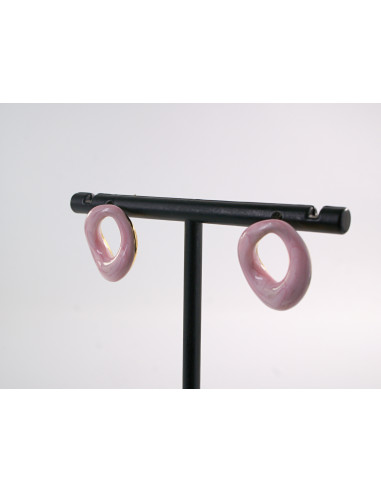 Kolczyki NIEREGULARNE ASYMETRYCZNE KÓŁKA LOLITA...