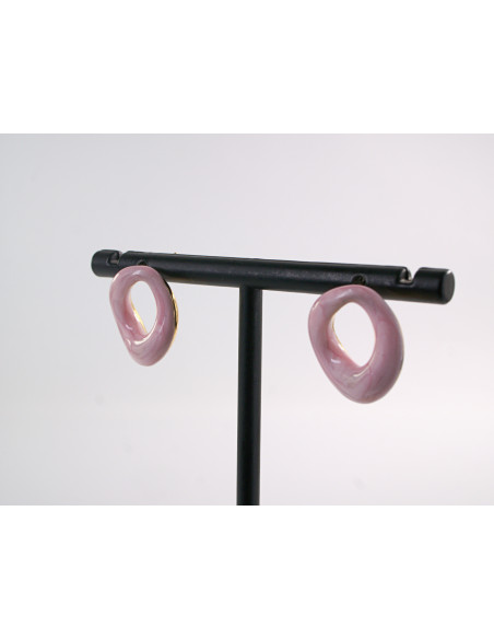 Kolczyki NIEREGULARNE ASYMETRYCZNE KÓŁKA LOLITA AKCESORIA STAL CHIRURGICZNA