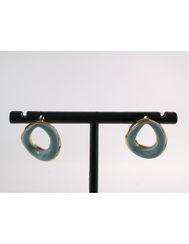 Kolczyki NIEREGULARNE ASYMETRYCZNE KÓŁKA LOLITA...