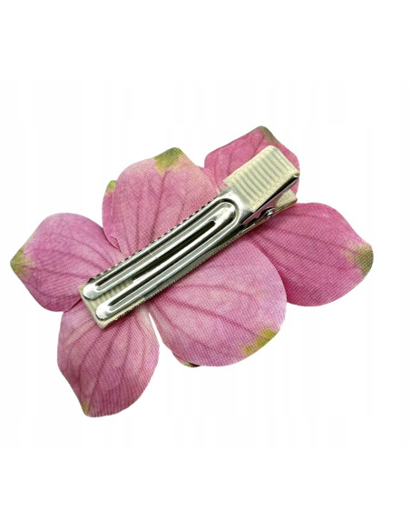 Spinka do włosów KWIAT RÓŻOWA ORCHIDEA HAWAJE KWIATY AKCESORIA LOLITA