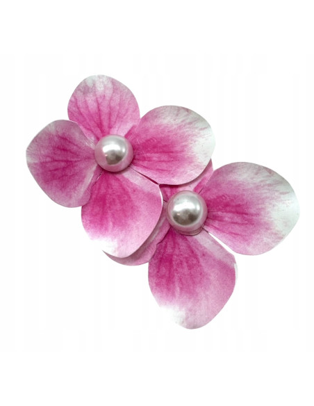 Spinka do włosów KWIAT RÓŻOWA ORCHIDEA HAWAJE KWIATY AKCESORIA LOLITA