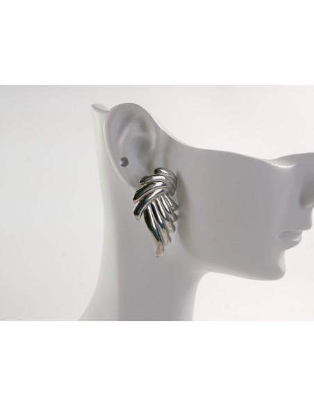 Kolczyki SREBRNE WACHLARZE  STAL CHIRURGICZNA LOLITA AKCESORIA