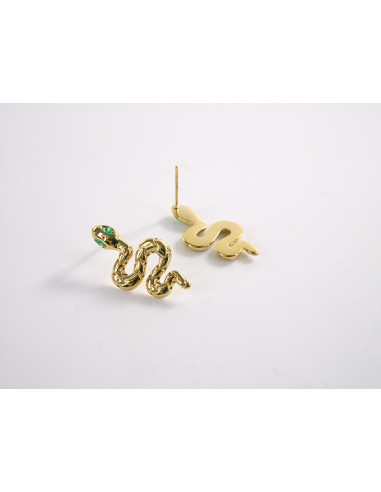 Kolczyki BOHO WĄŻ ZŁOTE WĘŻE LOLITA AKCESORIA...