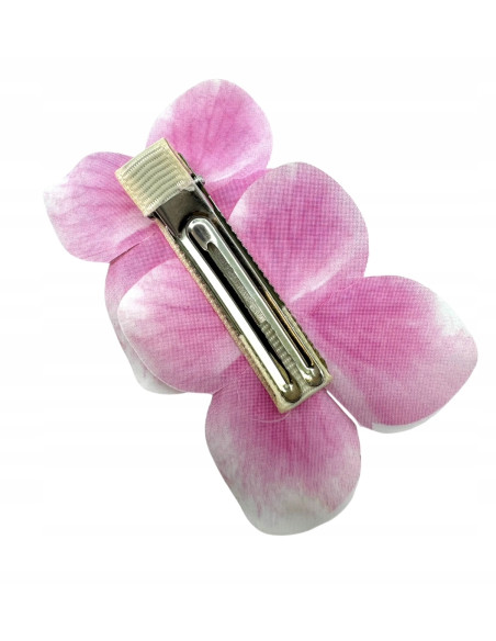 Spinka do włosów KWIAT RÓŻOWA ORCHIDEA HAWAJE KWIATY AKCESORIA LOLITA