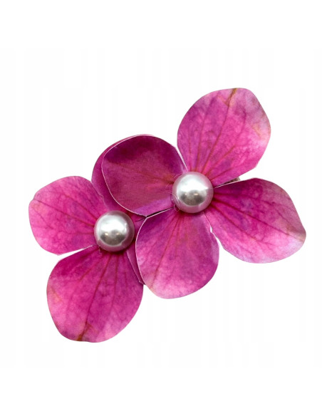 Spinka do włosów KWIAT RÓŻOWA ORCHIDEA HAWAJE KWIATY AKCESORIA LOLITA