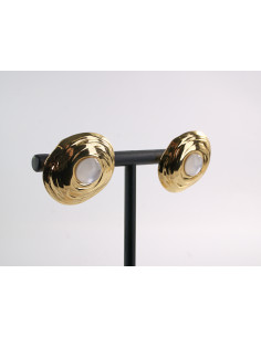 Kolczyki ZŁOTE  ROZETY vintage  STAL CHIRURGICZNA LOLITA... 2