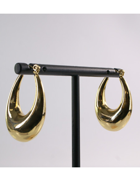 Kolczyki DMUCHANE KOŁA ELIPSY STAL CHIRURGICZNA LOLITA AKCESORIA