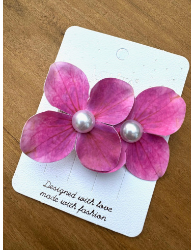 Spinka do włosów KWIAT RÓŻOWA ORCHIDEA HAWAJE...