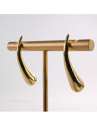 Kolczyki DŁUGIE KROPLE ŁEZKI  STAL CHIRURGICZNA...