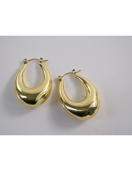 Kolczyki DMUCHANE KOŁA ELIPSY STAL CHIRURGICZNA LOLITA AKCESORIA