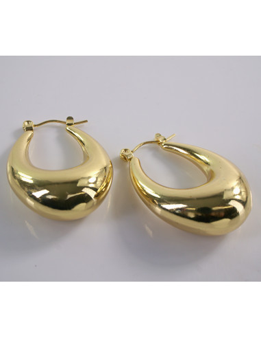 Kolczyki DMUCHANE KOŁA ELIPSY STAL CHIRURGICZNA...