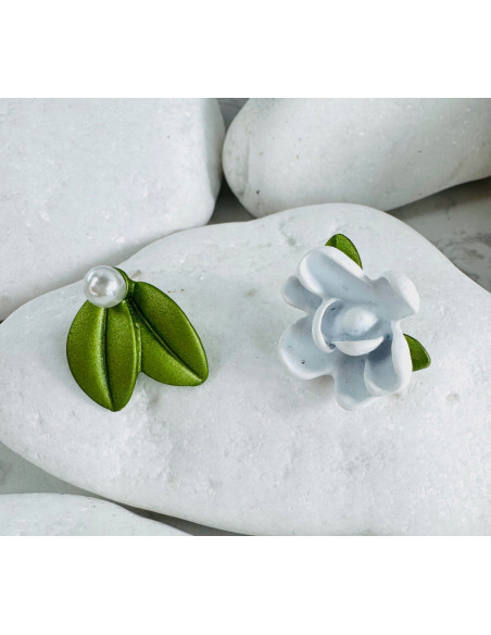 Kolczyki ASYMETRYCZNE BOHO Lolita Accessories srebrny sztyft 925