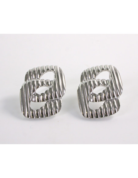 Kolczyki SREBRNY "ŁAŃCUCH" STAL CHIRURGICZNA LOLITA AKCESORIA