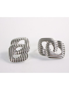 Kolczyki SREBRNY "ŁAŃCUCH" STAL CHIRURGICZNA LOLITA... 2